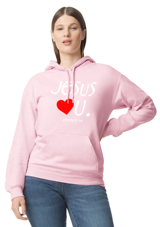 Jesus Loves U Unisex Hoodie